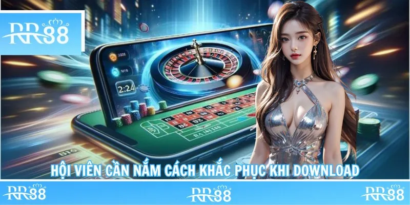 Hội viên cần nắm cách khắc phục khi download